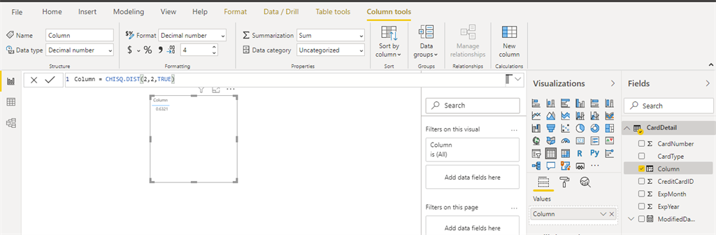 Statistical Functions in Power BI